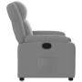 Sillón reclinable de tela gris claro en Sillones | Comprar online en Foru.es