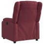 Sillón reclinable de tela rojo tinto en Sillones | Comprar online en Foru.es