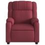 Sillón reclinable de tela rojo tinto en Sillones | Comprar online en Foru.es