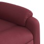 Sillón reclinable de tela rojo tinto en Sillones | Comprar online en Foru.es