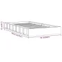 Estructura de cama individual pequeña madera maciza 75x190 cm de vidaXL, Camas y somieres - Ref: Foro24-820696, Precio: 71,23...