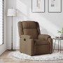 Sillón reclinable de tela marrón en Sillones | Comprar online en Foru.es