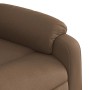 Sillón reclinable de tela marrón en Sillones | Comprar online en Foru.es