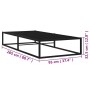 Estructura de cama de metal negra 90x200 cm de vidaXL, Camas y somieres - Ref: Foro24-324785, Precio: 153,46 €, Descuento: %