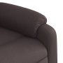 Sillón reclinable de tela marrón oscuro en Sillones | Comprar online en Foru.es