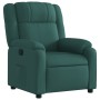 Sillón reclinable de tela verde oscuro en Sillones | Comprar online en Foru.es