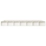 Estructura de cama de madera maciza blanco 140x190 cm de vidaXL, Camas y somieres - Ref: Foro24-820717, Precio: 147,23 €, Des...
