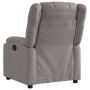 Sillón reclinable de tela gris taupe en Sillones | Comprar online en Foru.es