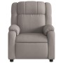 Sillón reclinable de tela gris taupe en Sillones | Comprar online en Foru.es