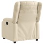 Sillón reclinable de tela crema en Sillones | Comprar online en Foru.es