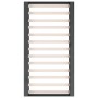 Estructura de cama doble madera maciza gris 135x190 cm de vidaXL, Camas y somieres - Ref: Foro24-820713, Precio: 144,07 €, De...