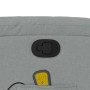 Sillón reclinable de masaje de tela gris claro en Sillones | Comprar online en Foru.es