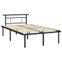 Estructura de cama de metal negro 120x200 cm de vidaXL, Camas y somieres - Ref: Foro24-324826, Precio: 86,18 €, Descuento: %