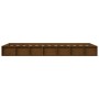 Estructura cama individual madera maciza marrón miel 75x190 cm de vidaXL, Camas y somieres - Ref: Foro24-820699, Precio: 136,...