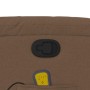 Sillón reclinable con masaje de tela marrón en Sillones | Comprar online en Foru.es