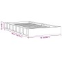 Estructura cama individual madera maciza marrón miel 75x190 cm de vidaXL, Camas y somieres - Ref: Foro24-820699, Precio: 136,...