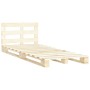 Estructura de cama de palés madera maciza de pino 120x200 cm de vidaXL, Camas y somieres - Ref: Foro24-285243, Precio: 132,29...