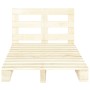 Estructura de cama de palés madera maciza de pino 120x200 cm de vidaXL, Camas y somieres - Ref: Foro24-285243, Precio: 132,29...