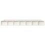 Estructura cama doble pequeña madera maciza blanco 120x190 cm de vidaXL, Camas y somieres - Ref: Foro24-820707, Precio: 141,3...