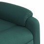 Sillón de masaje reclinable de tela verde oscuro en Sillones | Comprar online en Foru.es