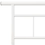 Estructura de cama de metal blanco 180x200 cm de vidaXL, Camas y somieres - Ref: Foro24-324836, Precio: 95,97 €, Descuento: %