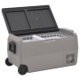 Nevera con ruedas y asa PP Y PE negro y gris 60 L de vidaXL, Neveras - Ref: Foro24-51786, Precio: 519,17 €, Descuento: %