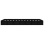 Estructura de cama doble de madera maciza negro 135x190 cm de vidaXL, Camas y somieres - Ref: Foro24-820715, Precio: 168,50 €...
