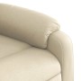 Sillón de masaje reclinable de tela crema en Sillones | Comprar online en Foru.es