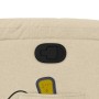 Sillón de masaje reclinable de tela crema en Sillones | Comprar online en Foru.es