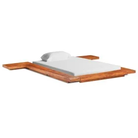 Structure for Japanese futon solid acacia wood 100x200 cm by vidaXL, Beds and slatted bases - Ref: Foro24-3056420, Price: 345...