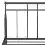Estructura de cama de metal negro 120x200 cm de vidaXL, Camas y somieres - Ref: Foro24-325036, Precio: 105,88 €, Descuento: %