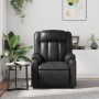 Sillón de masaje reclinable cuero sintético negro en Sillones | Comprar online en Foru.es