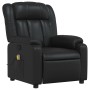 Sillón de masaje reclinable cuero sintético negro en Sillones | Comprar online en Foru.es