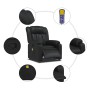 Sillón de masaje reclinable cuero sintético negro en Sillones | Comprar online en Foru.es