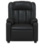 Sillón de masaje reclinable cuero sintético negro en Sillones | Comprar online en Foru.es
