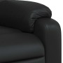 Sillón de masaje reclinable cuero sintético negro en Sillones | Comprar online en Foru.es