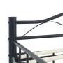 Estructura de cama de acero negra 140x200 cm de vidaXL, Camas y somieres - Ref: Foro24-285288, Precio: 147,56 €, Descuento: %