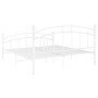 Estructura de cama de metal blanco 180x200 cm de vidaXL, Camas y somieres - Ref: Foro24-324983, Precio: 165,98 €, Descuento: %