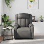 Sillón de masaje reclinable cuero sintético gris en Sillones | Comprar online en Foru.es