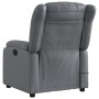 Sillón de masaje reclinable cuero sintético gris en Sillones | Comprar online en Foru.es