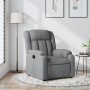Sillón reclinable de tela gris claro en Sillones | Comprar online en Foru.es