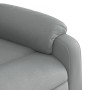 Sillón reclinable de tela gris claro en Sillones | Comprar online en Foru.es