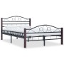 Estructura de cama de metal negro 120x200 cm de vidaXL, Camas y somieres - Ref: Foro24-285292, Precio: 148,96 €, Descuento: %