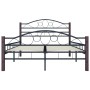Estructura de cama de metal negro 120x200 cm de vidaXL, Camas y somieres - Ref: Foro24-285292, Precio: 148,96 €, Descuento: %