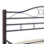 Estructura de cama de metal negro 120x200 cm de vidaXL, Camas y somieres - Ref: Foro24-285292, Precio: 148,96 €, Descuento: %