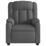 Sillón reclinable de tela gris oscuro en Sillones | Comprar online en Foru.es