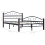 Estructura de cama de metal negro 120x200 cm de vidaXL, Camas y somieres - Ref: Foro24-285292, Precio: 148,96 €, Descuento: %