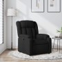 Sillón reclinable de tela negro en Sillones | Comprar online en Foru.es