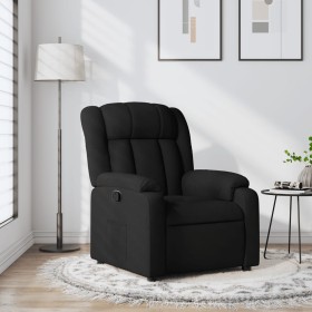 Sillón reclinable de tela negro en Sillones | Comprar online en Foru.es