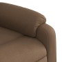 Sillón reclinable de tela marrón en Sillones | Comprar online en Foru.es